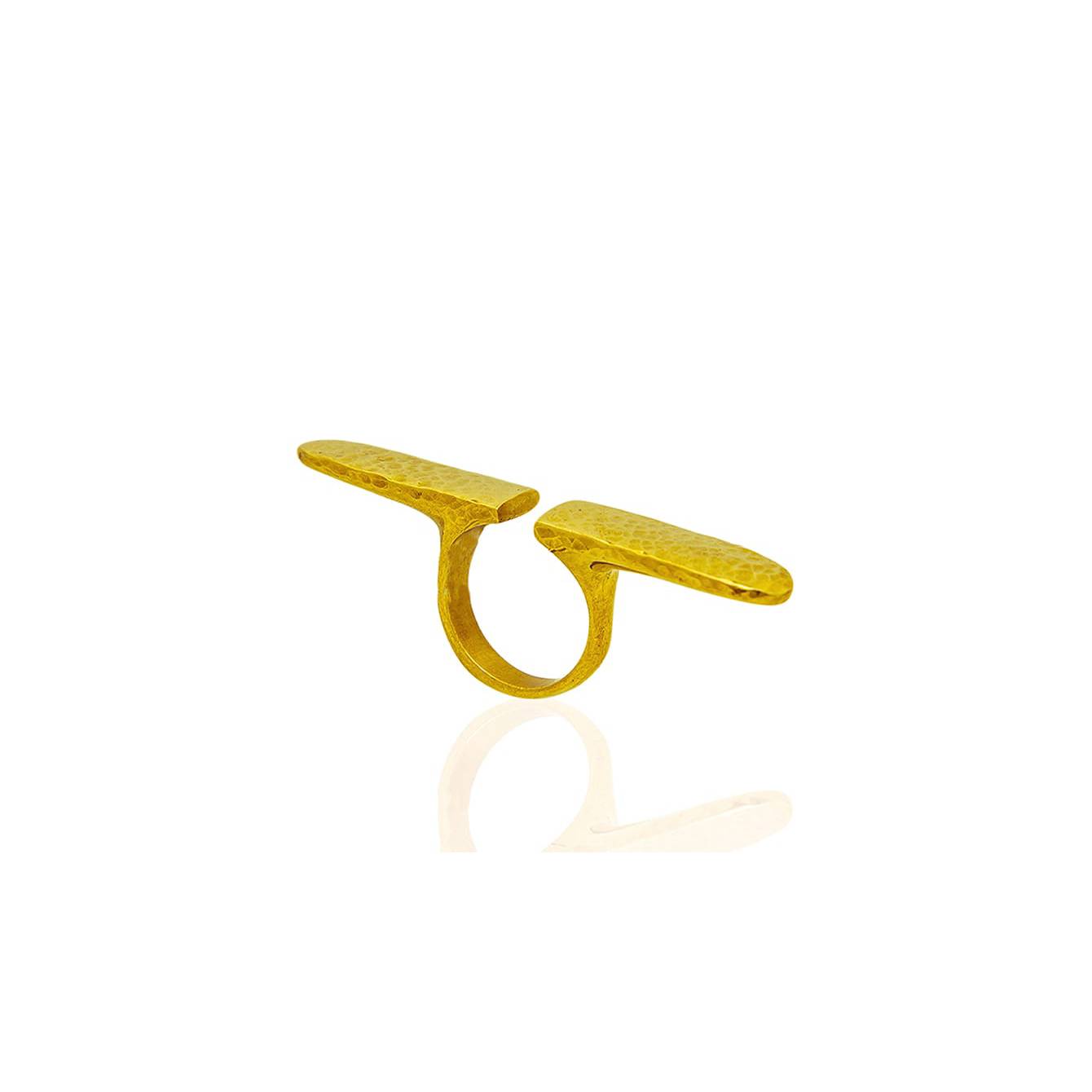 Akuu Brass Statement Ring