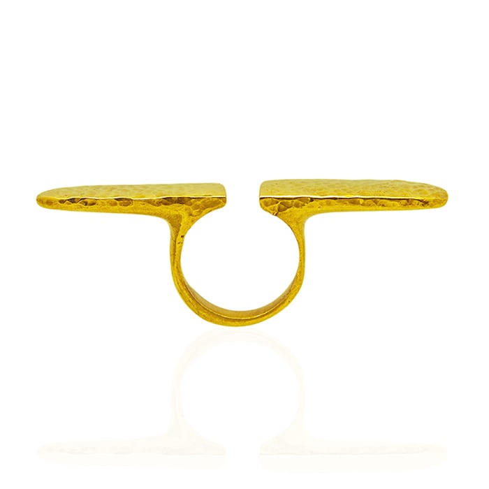 Akuu Brass Statement Ring