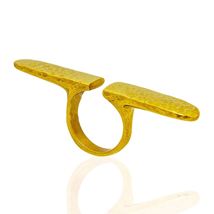 Akuu Brass Statement Ring