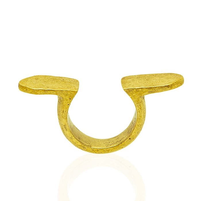 Akuu Brass Statement Ring