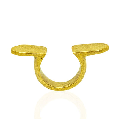 Akuu Brass Statement Ring