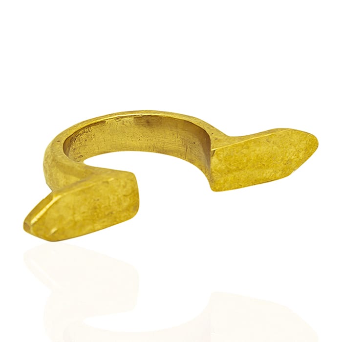 Akuu Brass Statement Ring