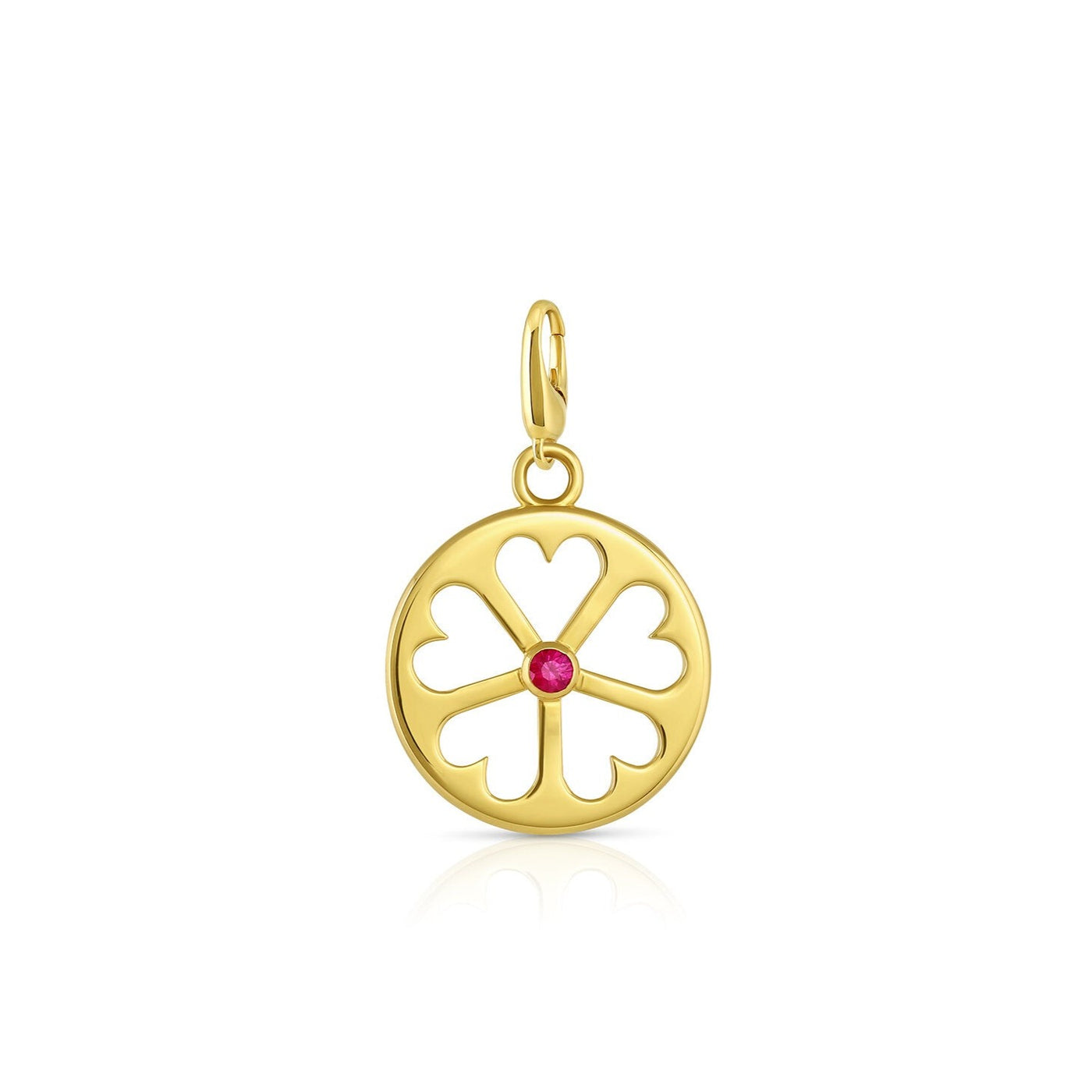 Heart Wheel Charm