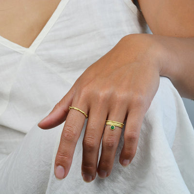 Beaded Contemplation ring
